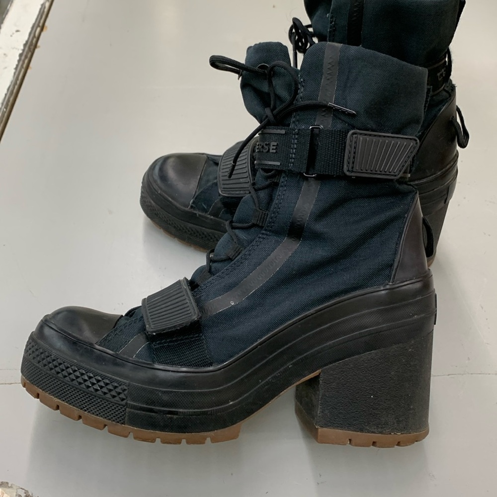 CONVERSE GR82 GR 82 Boots Shoes Black Platform